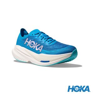 HOKA 男 Mach X 2 寬楦 路跑鞋 藍/鈷藍色