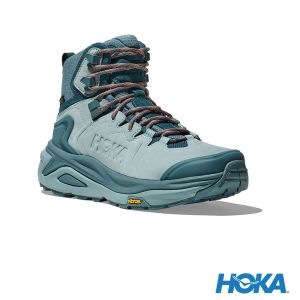 HOKA 女 Kaha 3 Goretex 登山鞋 迷霧藍/水晶藍