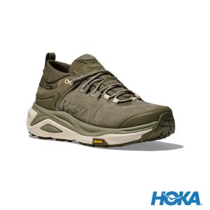 HOKA  男 Kaha 3 Low Goretex 登山鞋 尤加利綠/樺木