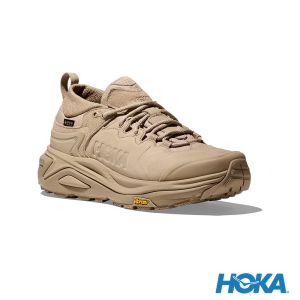 HOKA  男 Kaha 3 Low Goretex 登山鞋 亞麻/燕麥奶色