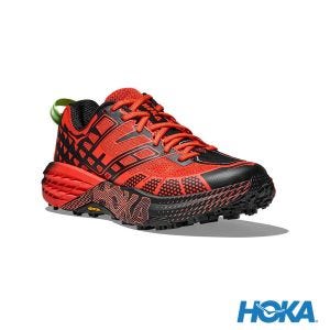 HOKA Speedgoat 2 Low 越野鞋 番茄紅/活力綠