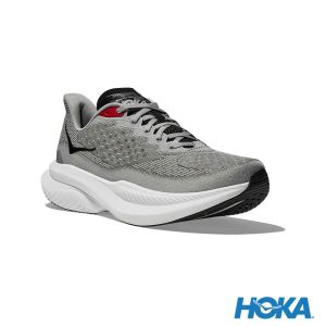HOKA 男 Mach 6 LA 路跑鞋 星球灰/黑