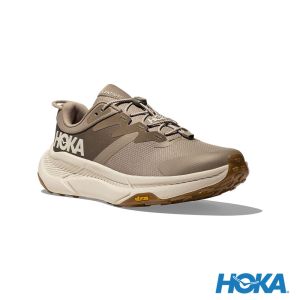 HOKA 男 Transport 寬楦 休閒鞋  沙丘黃/蛋奶酒白