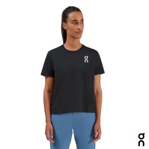 【瑞士 On 昂跑】女 Graphic 短袖T恤 黑