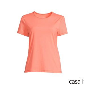 Casall Essential 網眼短袖上衣 淺珊瑚粉
