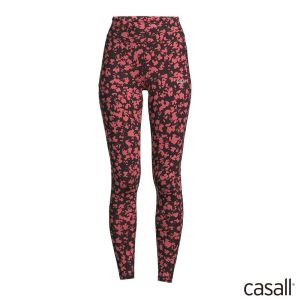 Casall Essential Printed 緊身長褲 宇宙粉