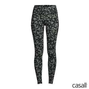 Casall Essential Printed 緊身長褲 宇宙綠