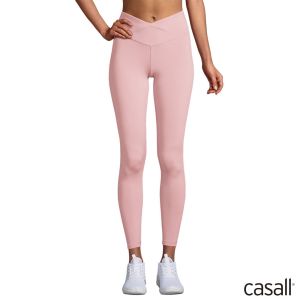 Casall 女 修身高腰緊身褲 檸檬水粉紅