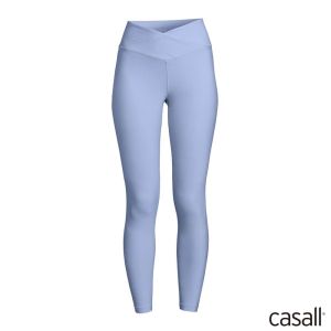 Casall Overlap 高腰緊身褲 微風藍