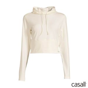 Casall Studio 連帽長袖上衣 米白