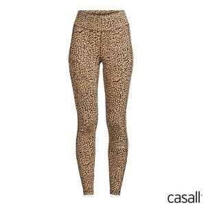 Casall Essential Printed 緊身長褲 棕