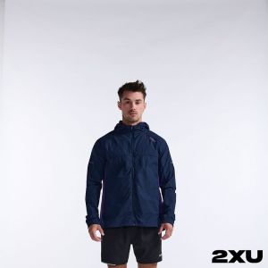 2XU 男 Aero風衣外套 午夜藍/紫