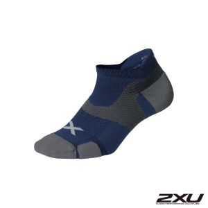 2XU Vectr Cushion 踝襪 藍灰