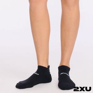 2XU 3件組踝襪 黑
