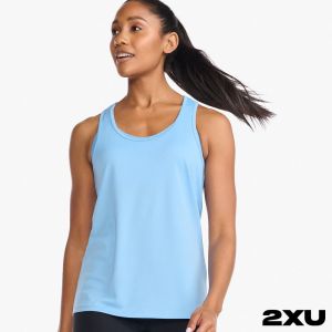 2XU 女 AERO運動背心 天藍色