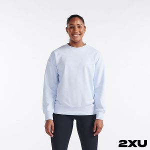 2XU 女 Form運動長袖上衣 淺藍/白