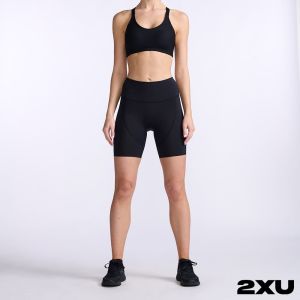 2XU 女 Aero 7吋三鐵褲 黑/白