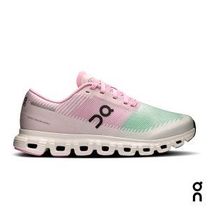 【瑞士 On 昂跑】女 休閒鞋 Cloud 6 Push 蜜瓜綠/粉