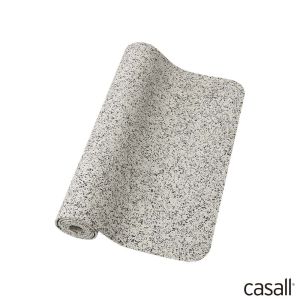 Casall 再生塑料輕量瑜珈墊4mm 淺沙/黑