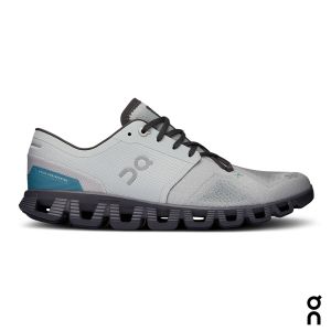【瑞士 On 昂跑】男 路跑鞋 Cloud X 3 冰川灰/鋼鐵灰