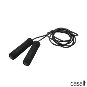 Casall 泡綿握把跳繩 黑