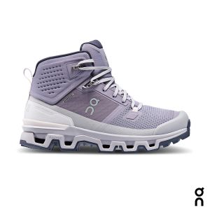 【瑞士 On 昂跑】女 登山健行鞋 Cloudrock 2 防水款 羽扇豆紫