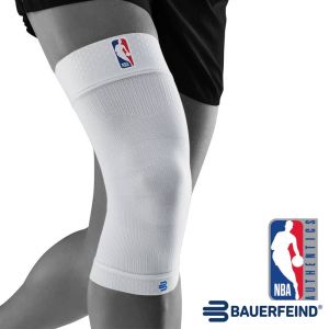 Bauerfeind保爾範 NBA 專業膝蓋壓縮束套 白