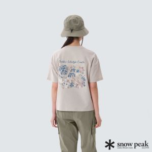 Snow Peak 女 Sorona 女款圖案短袖T恤 沙米