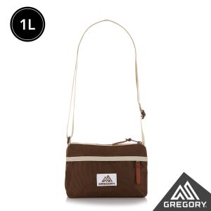 Gregory 1L ENVELOPE SHOULDER 斜背包 棕/淺米黃
