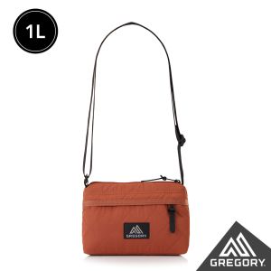 Gregory 1L ENVELOPE SHOULDER 斜背包 棕色格紋