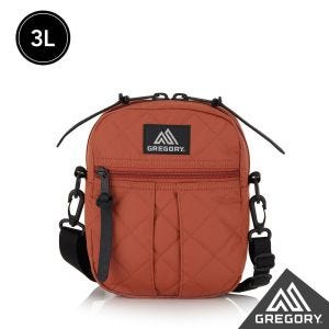 Gregory 3L QUICK POCKET 斜背包 旅行小包 絎縫 棕色格紋