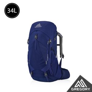 Gregory 女 34L AMBER 登山背包 夜景藍