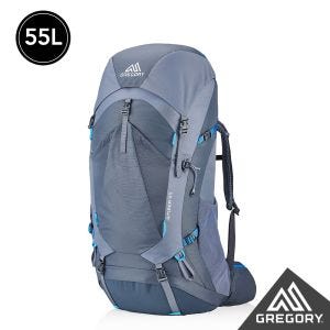 Gregory 女 55L AMBER 登山背包 北極灰