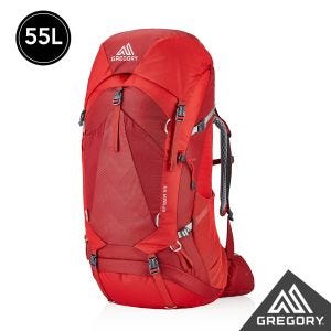 Gregory 女 55L AMBER 登山背包 火鶴紅