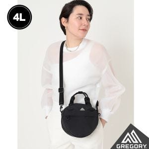 Gregory 4L SUSZY ROUND CROSSBODY 肩背包 烏木黑