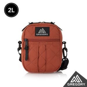 Gregory 2L QUICK POCKET 斜背包 絎縫 棕色格紋