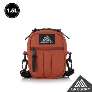 Gregory 1.5L QUICK POCKET 斜背包 絎縫 棕色格紋