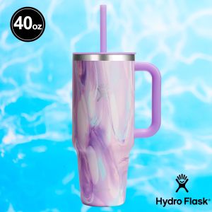 Hydro Flask 40oz/1182ml 吸管 冰霸杯 Jelly 水母幻紫