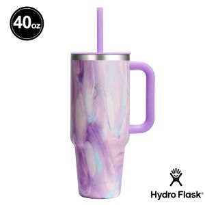 Hydro Flask 40oz/1182ml 吸管 冰霸杯 Jelly 水母幻紫