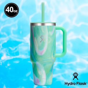 Hydro Flask 40oz/1182ml 吸管 冰霸杯 Jelly 美人魚綠