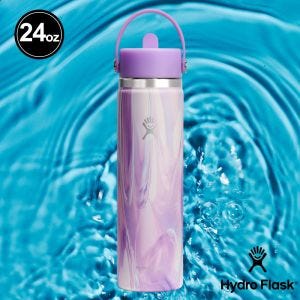 Hydro Flask 24oz/709ml 寬口 吸管 真空 保溫瓶 Jelly 水母幻紫