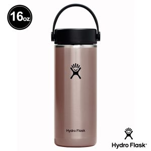 Hydro Flask 16oz/473ml 寬口 輕量 提環 真空 保溫瓶 珊瑚橘