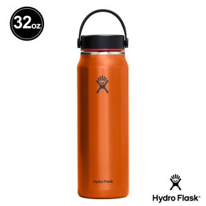 Hydro Flask 32oz/946ml 輕量寬口提環保溫瓶 紅銅棕