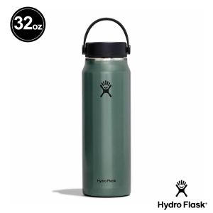 Hydro Flask 32oz/946ml 輕量 寬口 提環 保溫瓶 龍紋綠