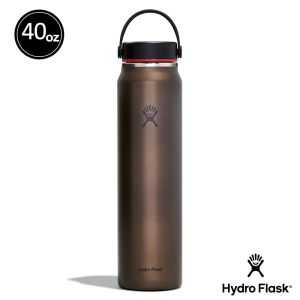 Hydro Flask 40oz/1182ml  輕量寬口提環保溫瓶 曜石黑