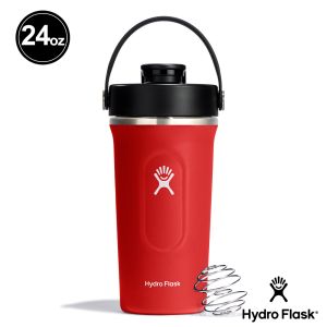 Hydro Flask 24oz/709ml 真空 保溫 搖搖杯 棗紅色