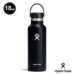 Hydro Flask 18oz/532ml 標準口提環保溫瓶 時尚黑