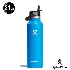 Hydro Flask 21oz/621ml 標準口 吸管 真空 保溫瓶 海洋藍