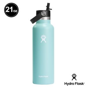 Hydro Flask 21oz/621ml 標準口 吸管 真空 保溫瓶 露水綠