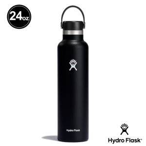 Hydro Flask 24oz/709ml 標準口提環保溫瓶 時尚黑